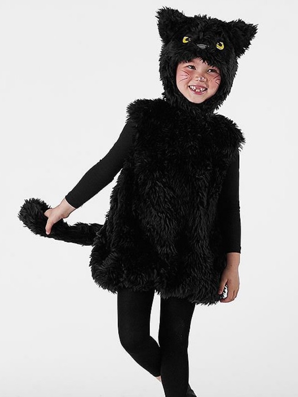 Pottery Barn Kids/Toddlers Black Cat Halloween Costume 12-24 Mos